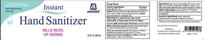 Image Of Label (Meineke Hand Sanitizer 500 mL 70)